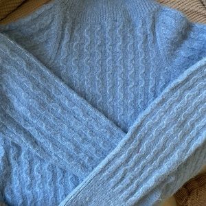 COS baby blue alpaca sweater NEW